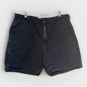 Carthartt Carpenter Cargo Work Shorts Mens Size 42 Navy Blue Original Fit